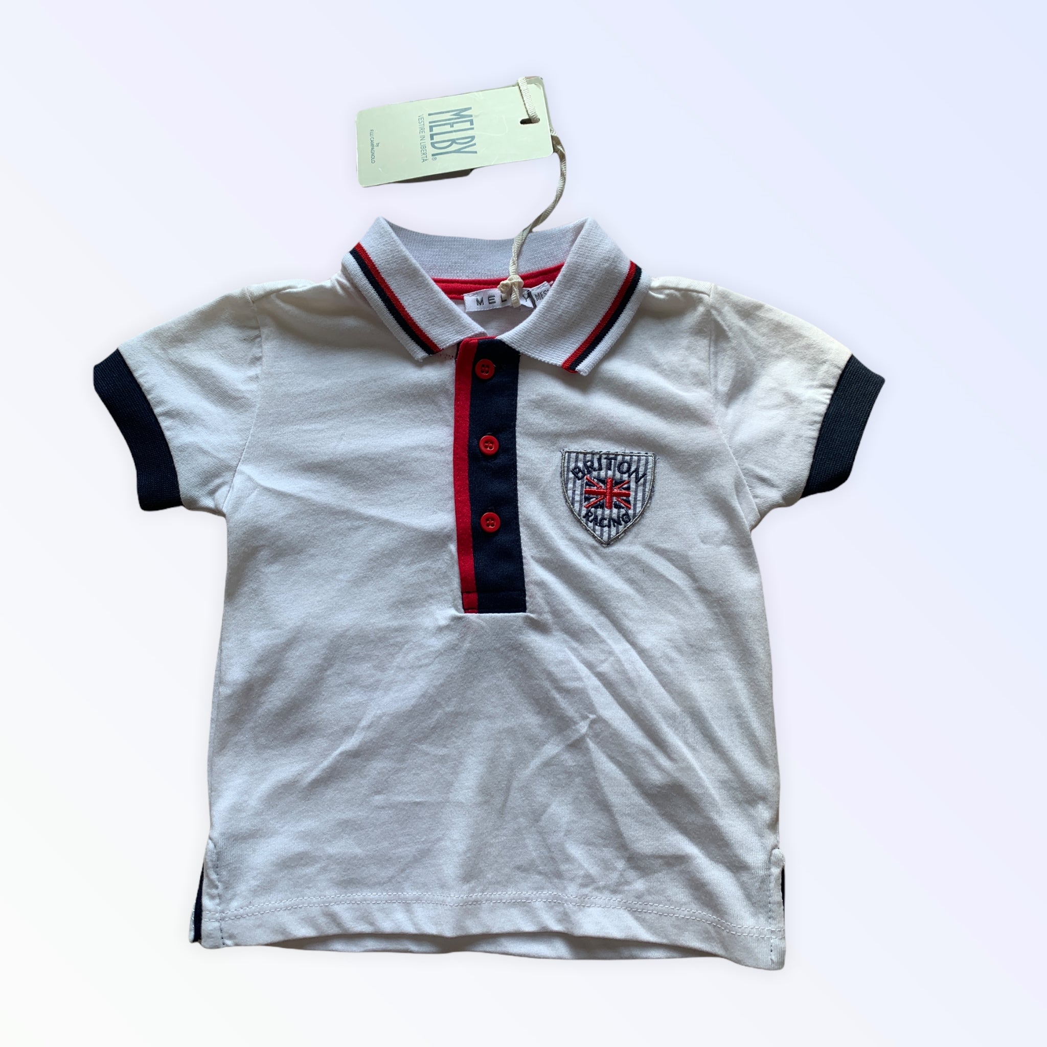 T-shirt Polo Melby 3 Mesi Nuova Bimbo