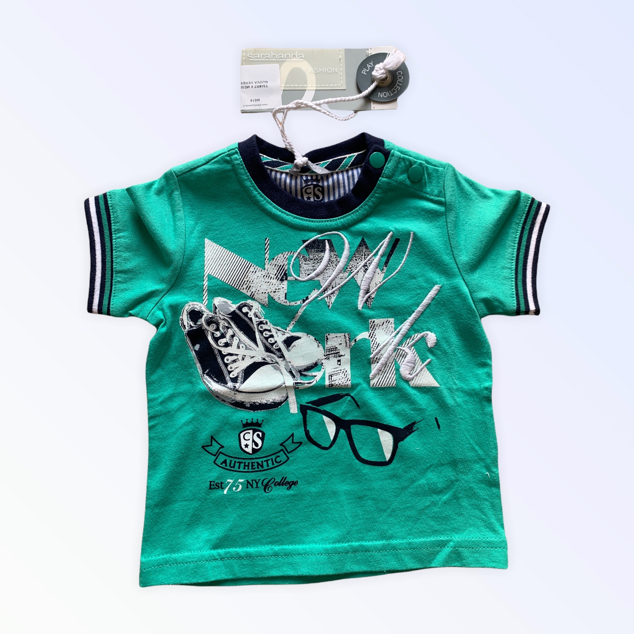 T-shirt Sarabanda 6 Mesi Nuova Bimbo