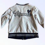 Giacca Felpa Mickey Mouse Disney Paillettes Bambina 5-6 Anni