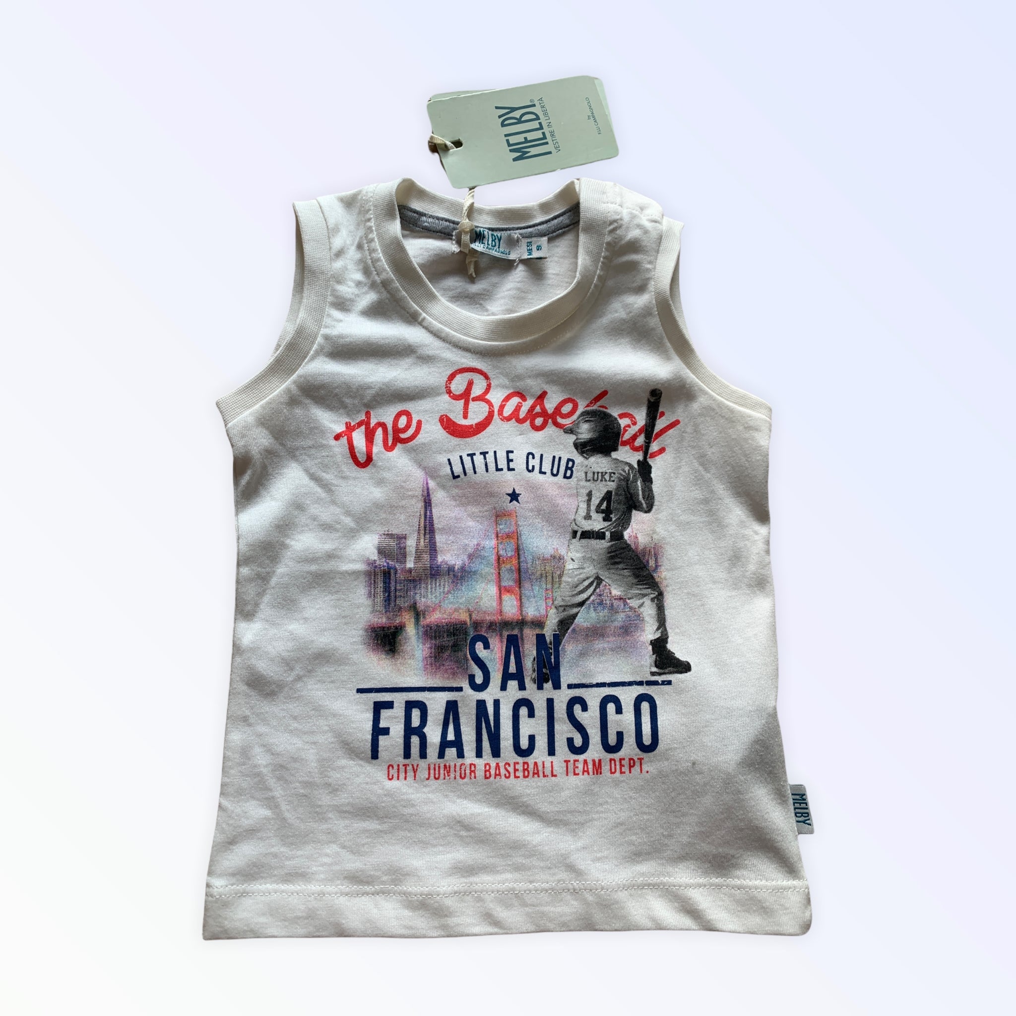 Canotta T-shirt Melby 9 Mesi Nuova Bimbo