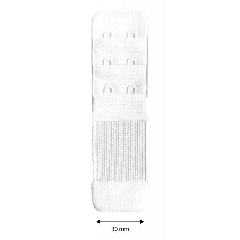 Prolunga Per Reggiseno 30mm 2 Ganci Bianco