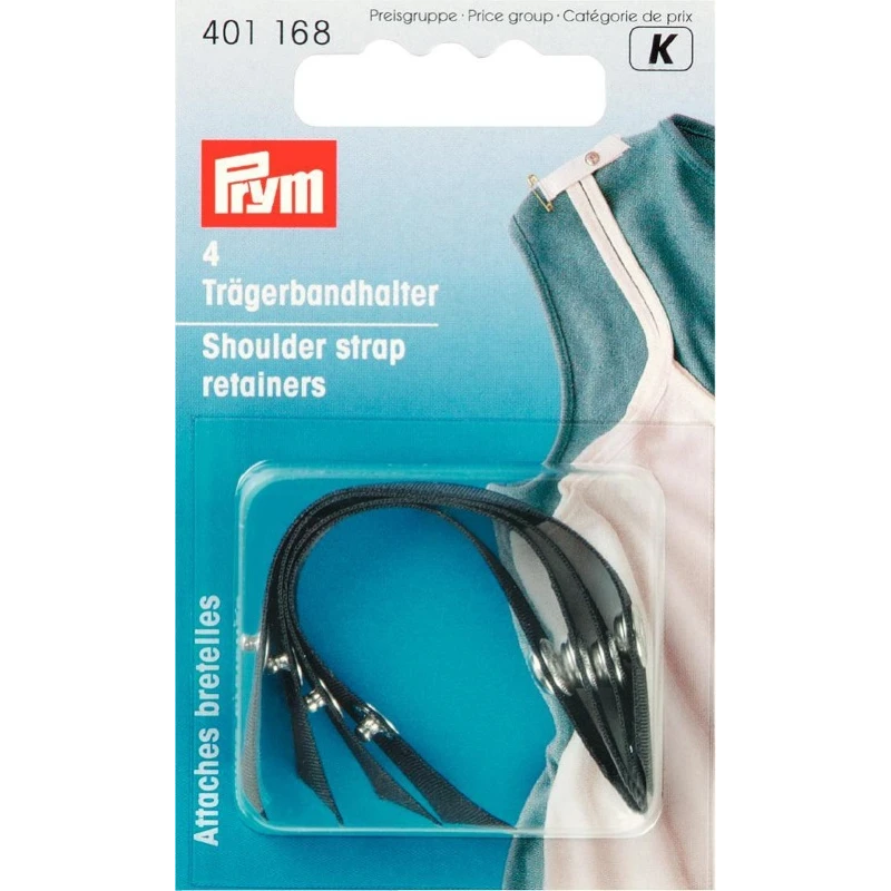 Reggispalline Neri 4 Pezzi Prym