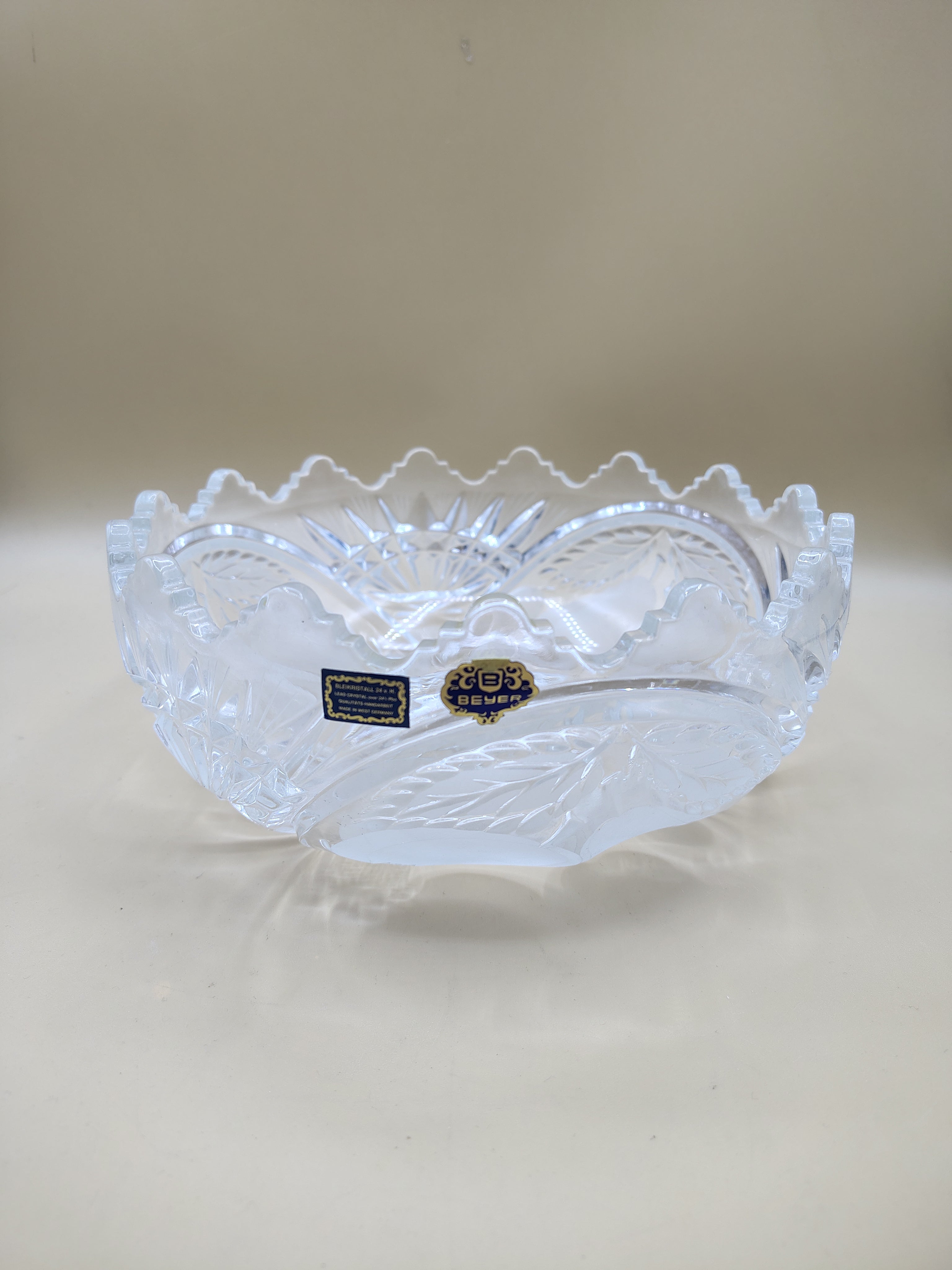 Coppa Cristallo Beyer Kristallglas - Anni'60/'70
