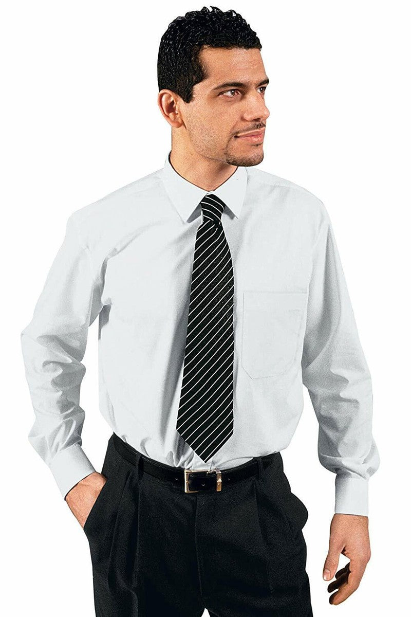 Camicia Isacco Uomo Bianca Manica Lunga Taglia Xxl Nuova