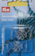 Chiusura Bikini Fiore 2 Pezzo 15 Mm Trasparenti Plastica Prym 4161