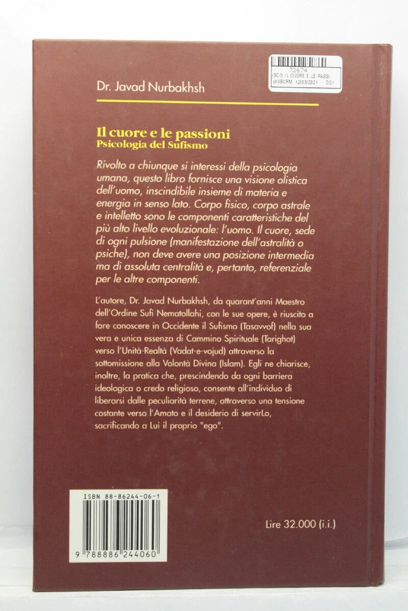 Il Cuore E Le Passioni - Javad Nurbakhsh, Mondadori