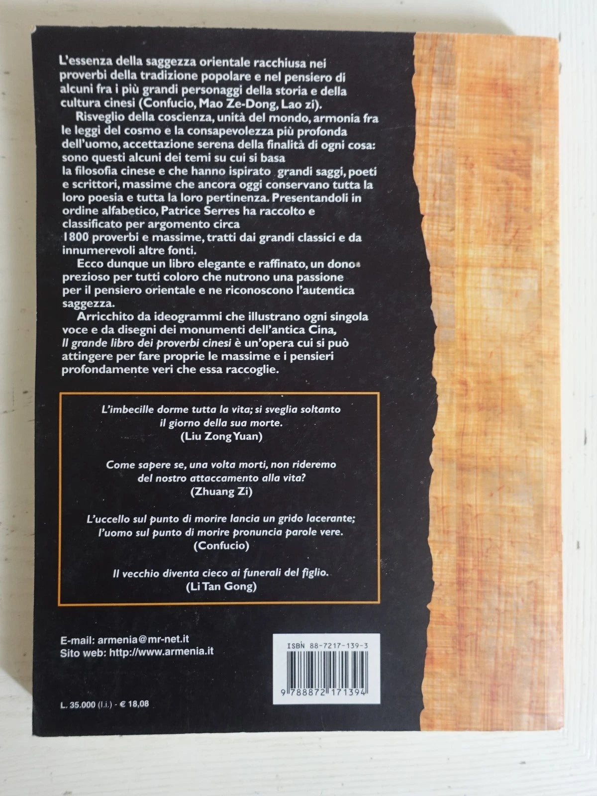 Il Grande Libro Dei Proverbi Cinesi - Patrice Serres