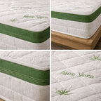 Materasso Singolo Una Piazza Cm 80x190 H25 Memory Foam Aloe Vera Ortopedico Antiacaro Anallergico