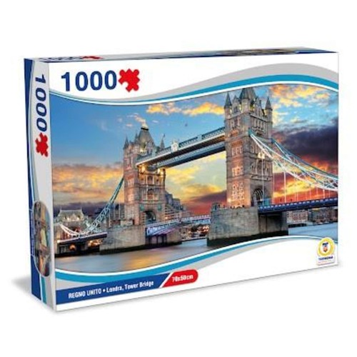 Puzzle Regno Unito - Londra. tower Bridge 1000pz 70 X1