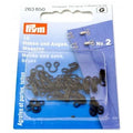 Prym 12 Ganci Ed Occhielli Medi Nero No.2 Cod. 263850 Chiusure Cucito Abiti