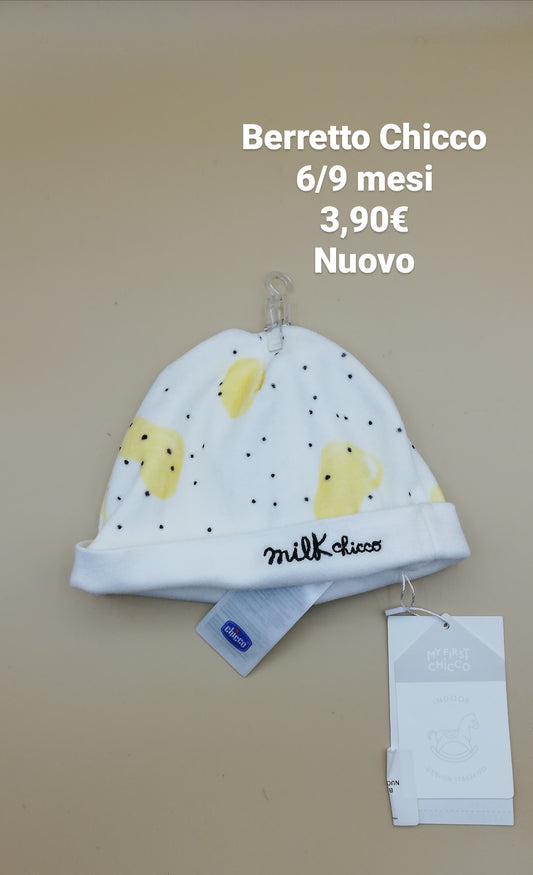 New Chicco baby hat for girls 6/9 months