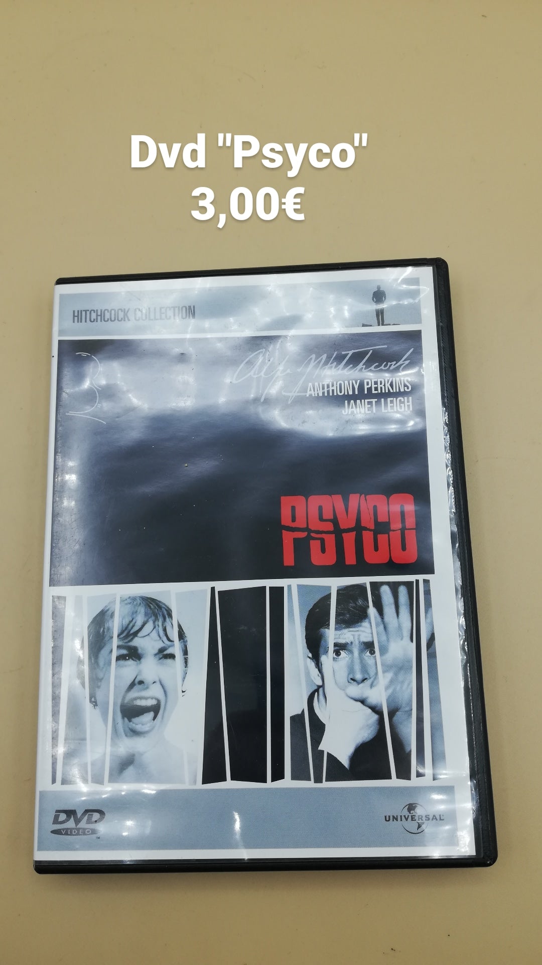 dvd Psyco, Hitchcock