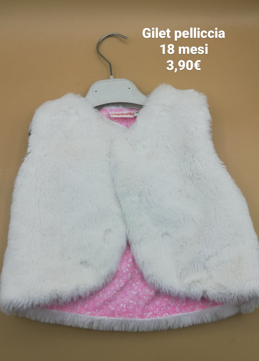 gilet pelliccia bimba 18 mesi