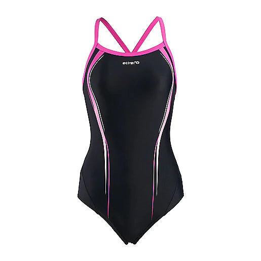 ETIREL new black one-piece swimsuit for girls 6 years old
