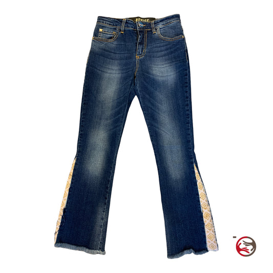 Revise RD129 women's jeans size. 25 XXS
