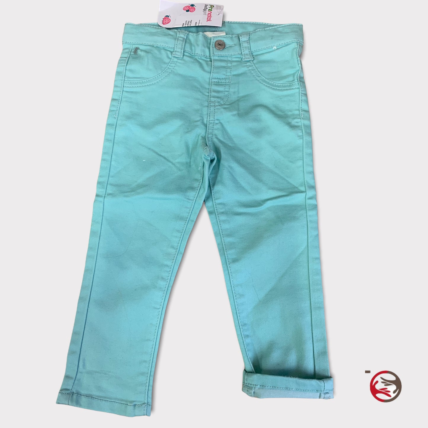 New baby girl Prenatal water green trousers 18-24 months