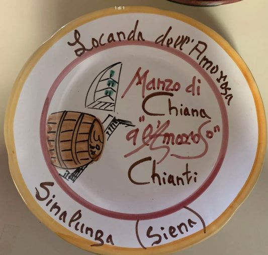 Plate of Good Memory Locanda Dell'amorosa Sinalunga Siena