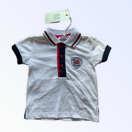 New 3 month Melby polo t-shirt for baby