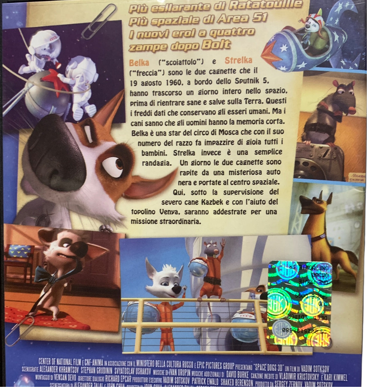 DVD Space Dogs - four-legged heroes conquering space