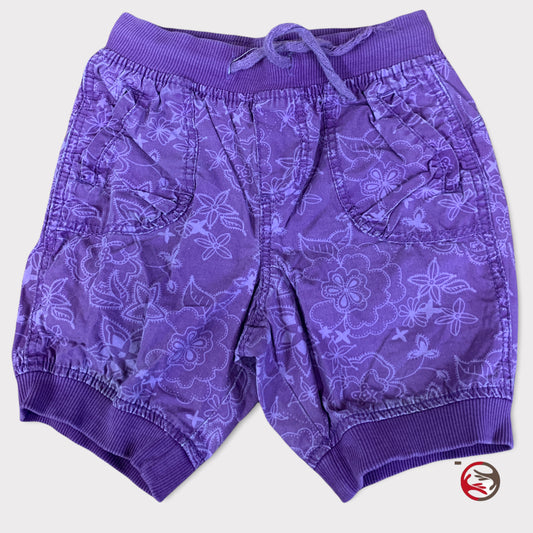 Purple shorts for girls 18 months