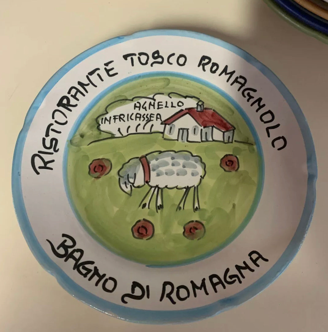 Piatto del Buon Ricordo Ristorante Tosco Romagnolo Bagno Di Romagna Agnello