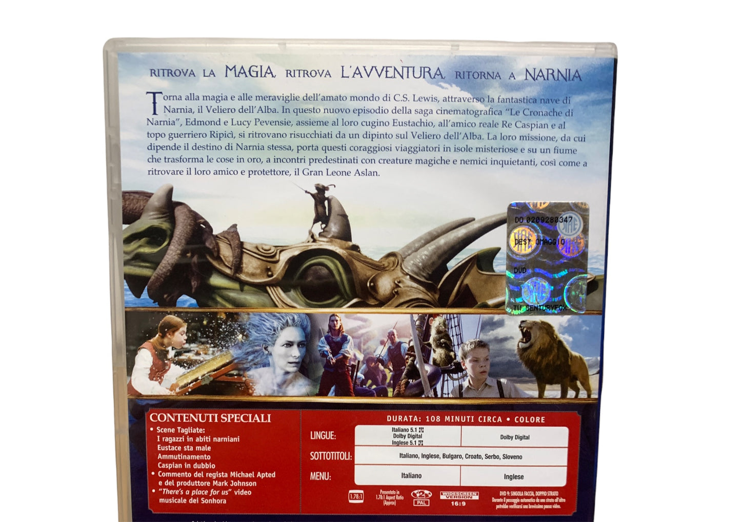 DVD The Chronicles of Narnia - The Voyage of the Dawn Treader