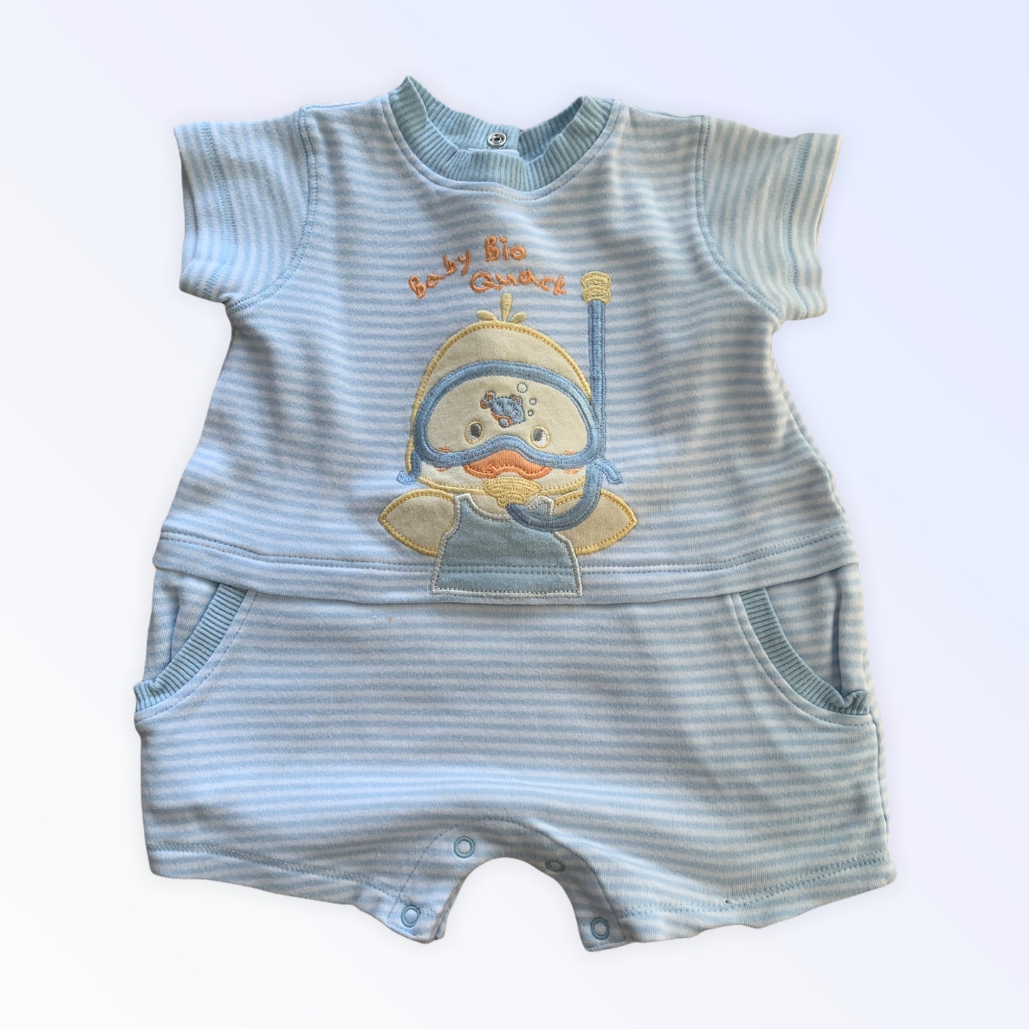 Tutina corta cotone bio pigiama neonato Fagottino 3 mesi