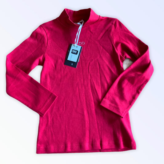 New red girl IDO sweater 6 years