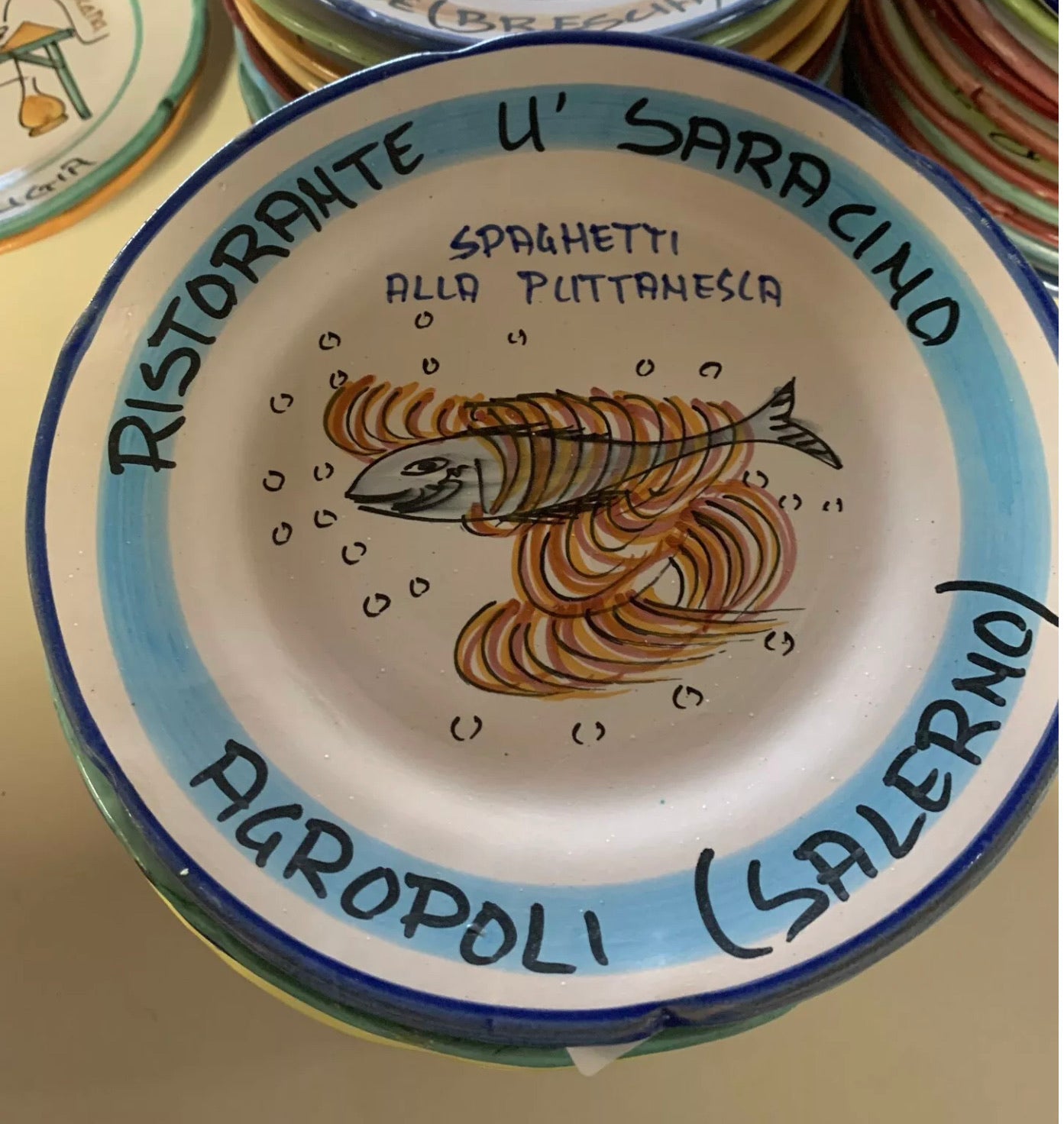 Happy Memory Dish Lepre U' Saracino Restaurant Agropoli Salerno Spaghetti