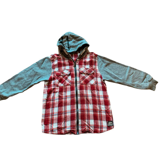 Unisex children's plaid shirt sweatshirt 9-10 years OVS