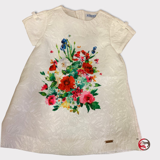 Mayoral flower dress for girls 12 months