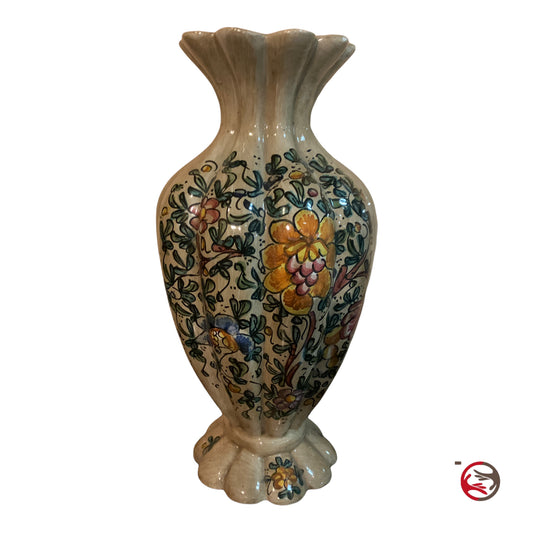 Hand painted flower vase