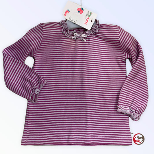 New Prenatal cotton striped t-shirt for girls 6-9 months