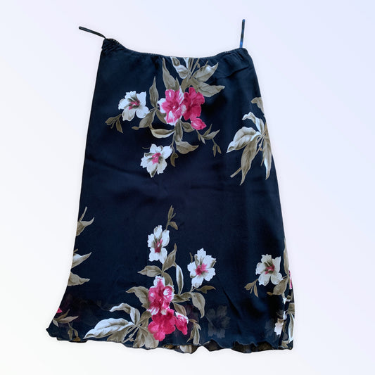 floral viscose skirt XS 40