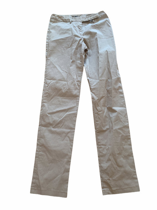 Sisley Women's beige canvas trousers 38 XS W27