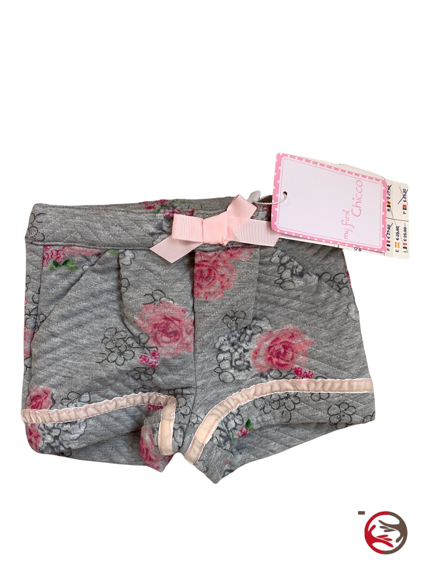 Chicco new flower shorts for girls 3-6 months