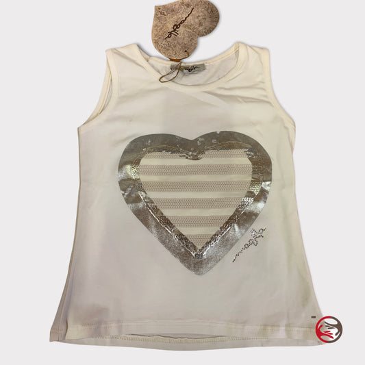 new Magilla sequined t-shirt tank top for girls 6 years