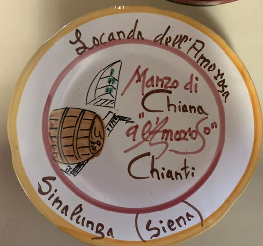 Plate of Good Memory Locanda Dell'amorosa Sinalunga Siena