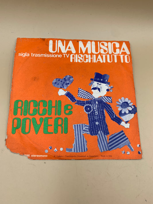 Ricchi e poveri - una musica sigla trasmissione tv Rischiatutto disco vinile 45 giri