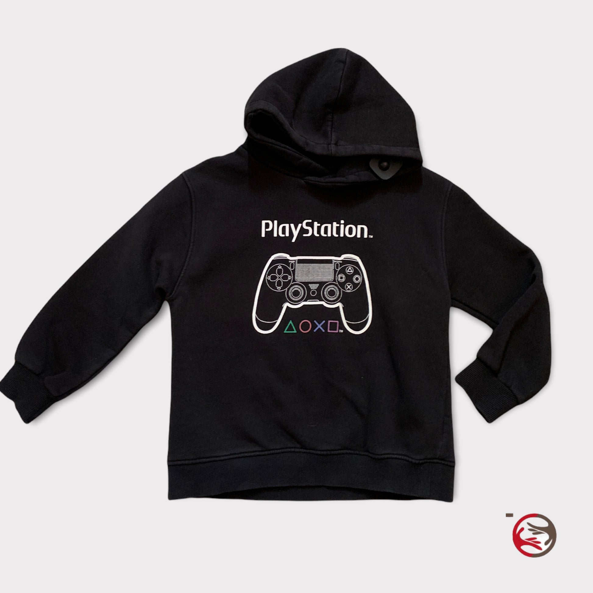 Acquista Felpa Playstation - Black Logo Christmas Originale