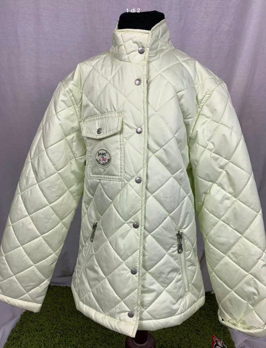 Dodipetto padded jacket for 10 year old girls in light spring green