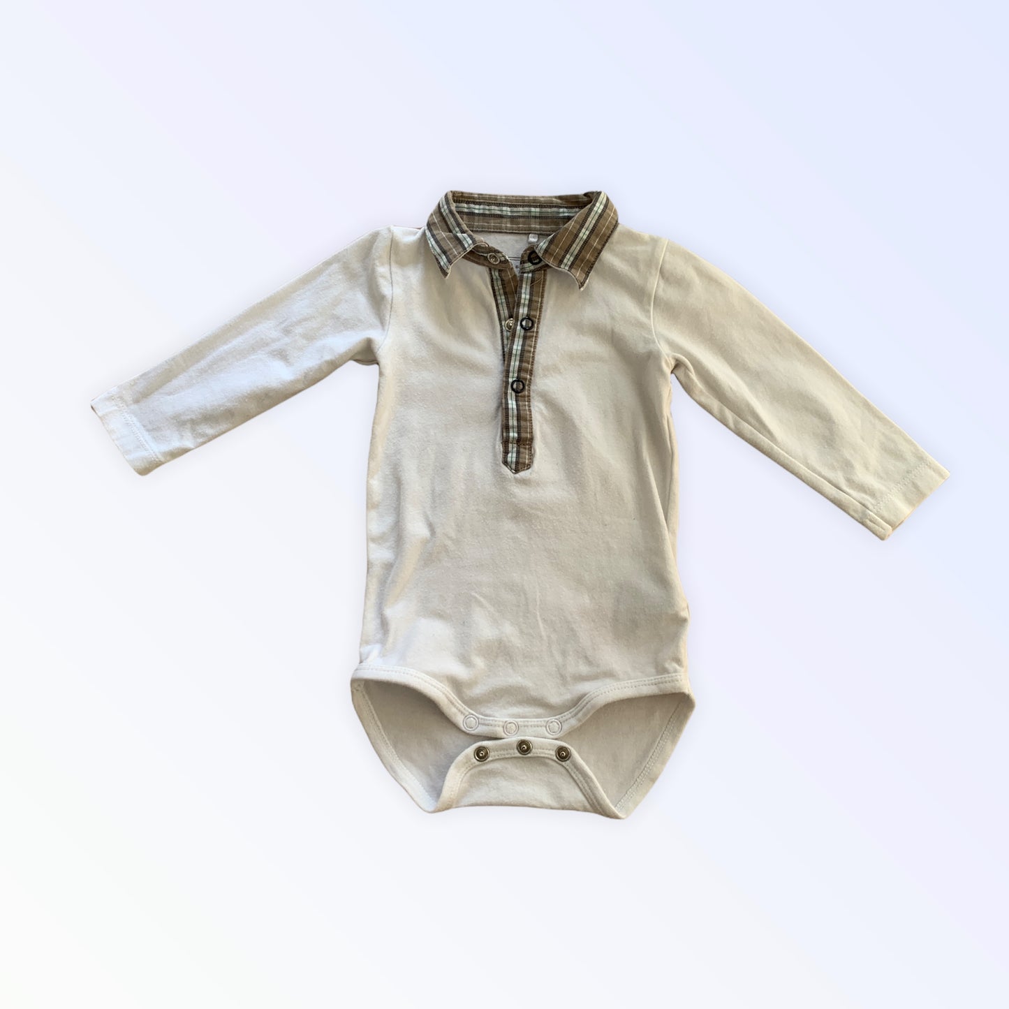 Body camicia cotone Name.it neonato 6-9 mesi