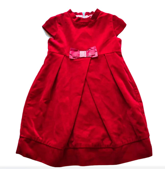Red velvet Jelly dress for girls 4-5 years