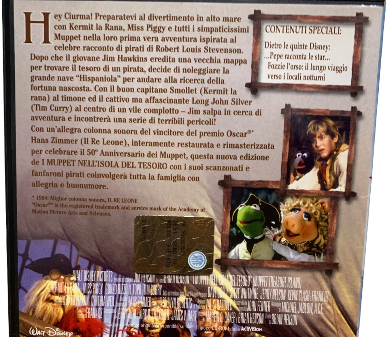 Muppets Treasure Island DVD