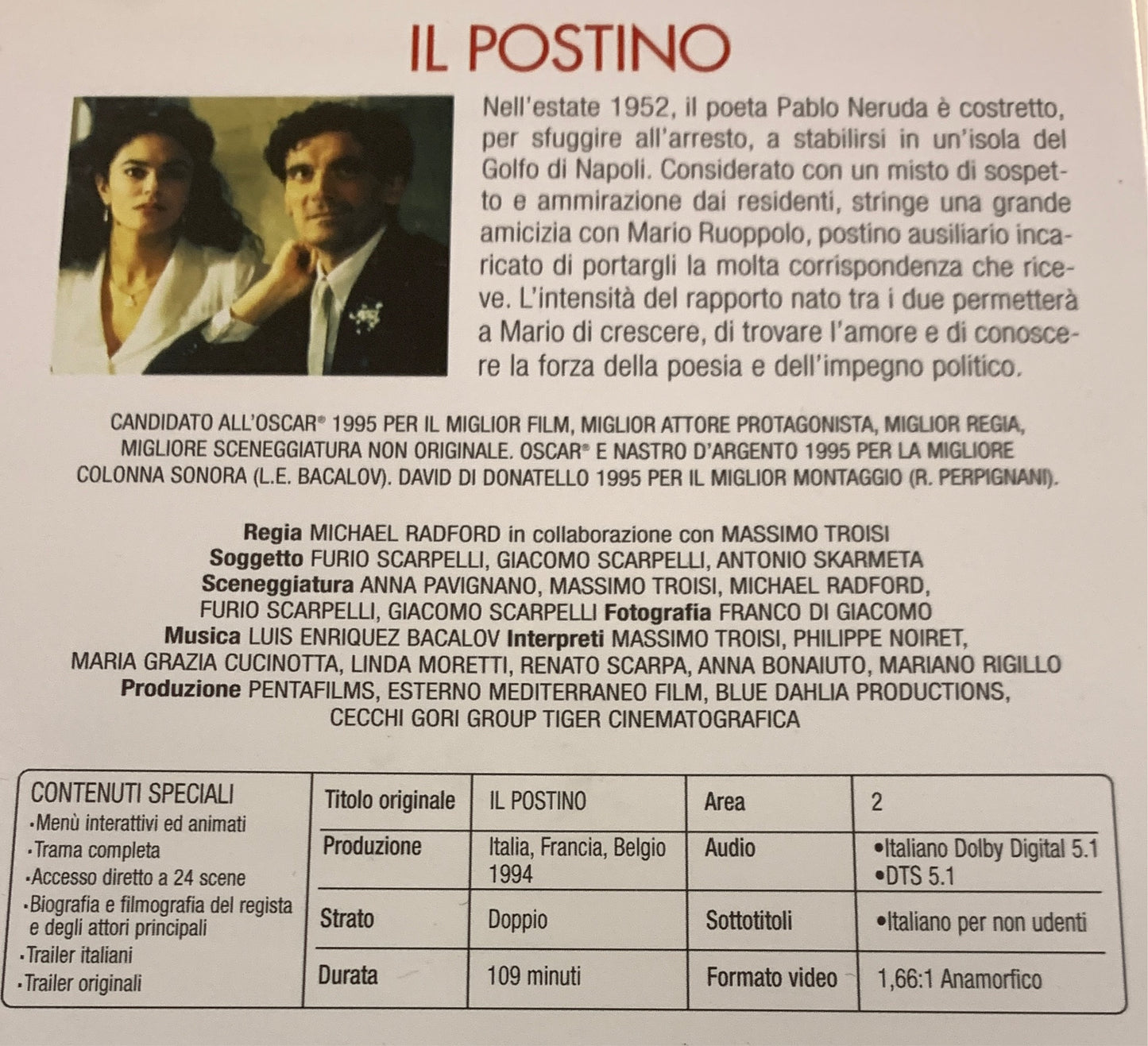 Neue DVD Troisi – Der Postbote