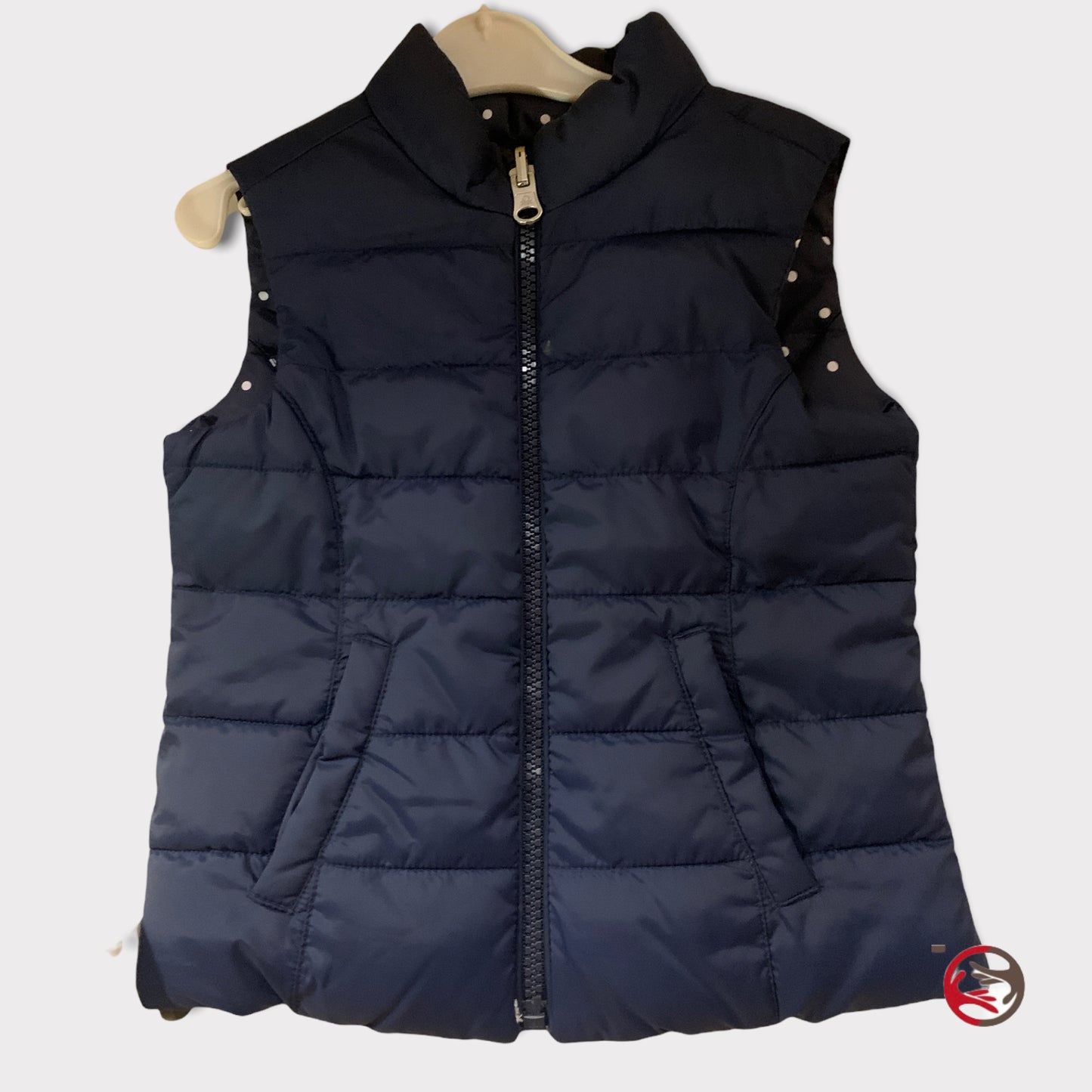 Benetton padded vest for girls 12-24 months 1-2 years double-sided