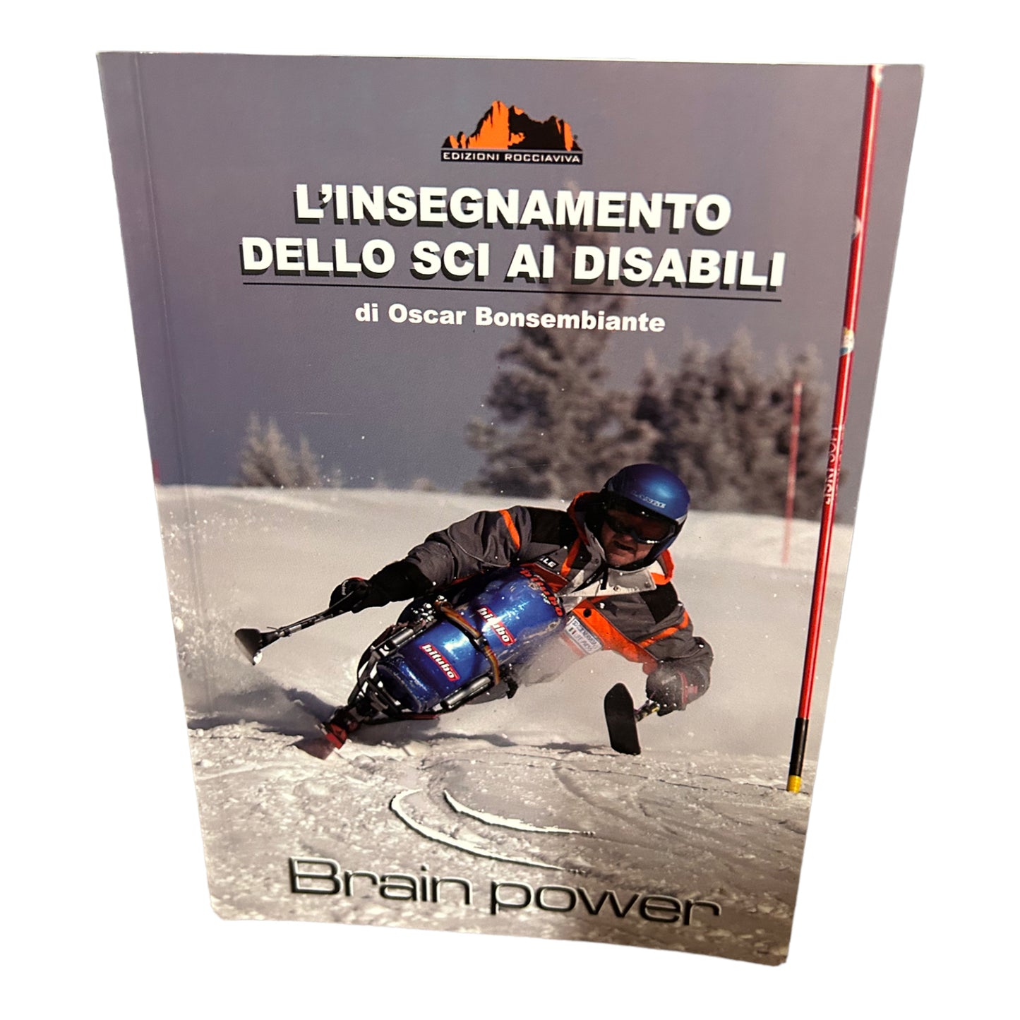 Teaching skiing to disabled people. Oscar Bonsembiante