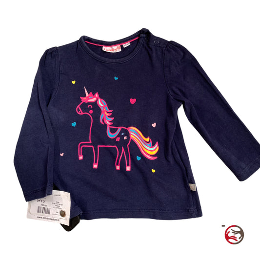Liegelind girl t-shirt 9-12 months with unicorn