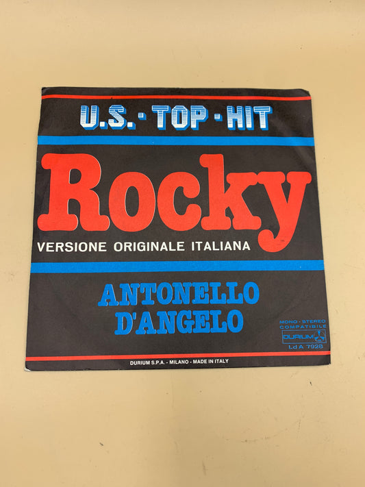 Rocky - Antonello D’Angelo - disco vinile 45 giri