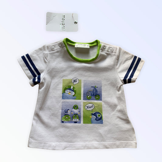 Mayoral new 1-2 month baby t-shirt